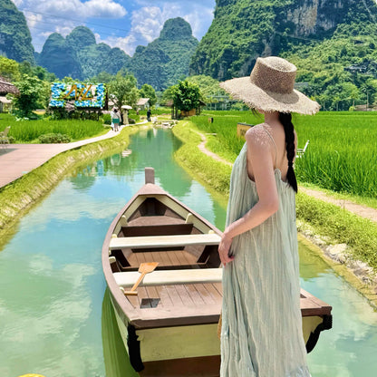 【ワンピース】リゾートロングワンピース レディース 大人可愛い Aライン ワイドシルエット 旅行コーデ 夏ドレス【SHシリーズ】