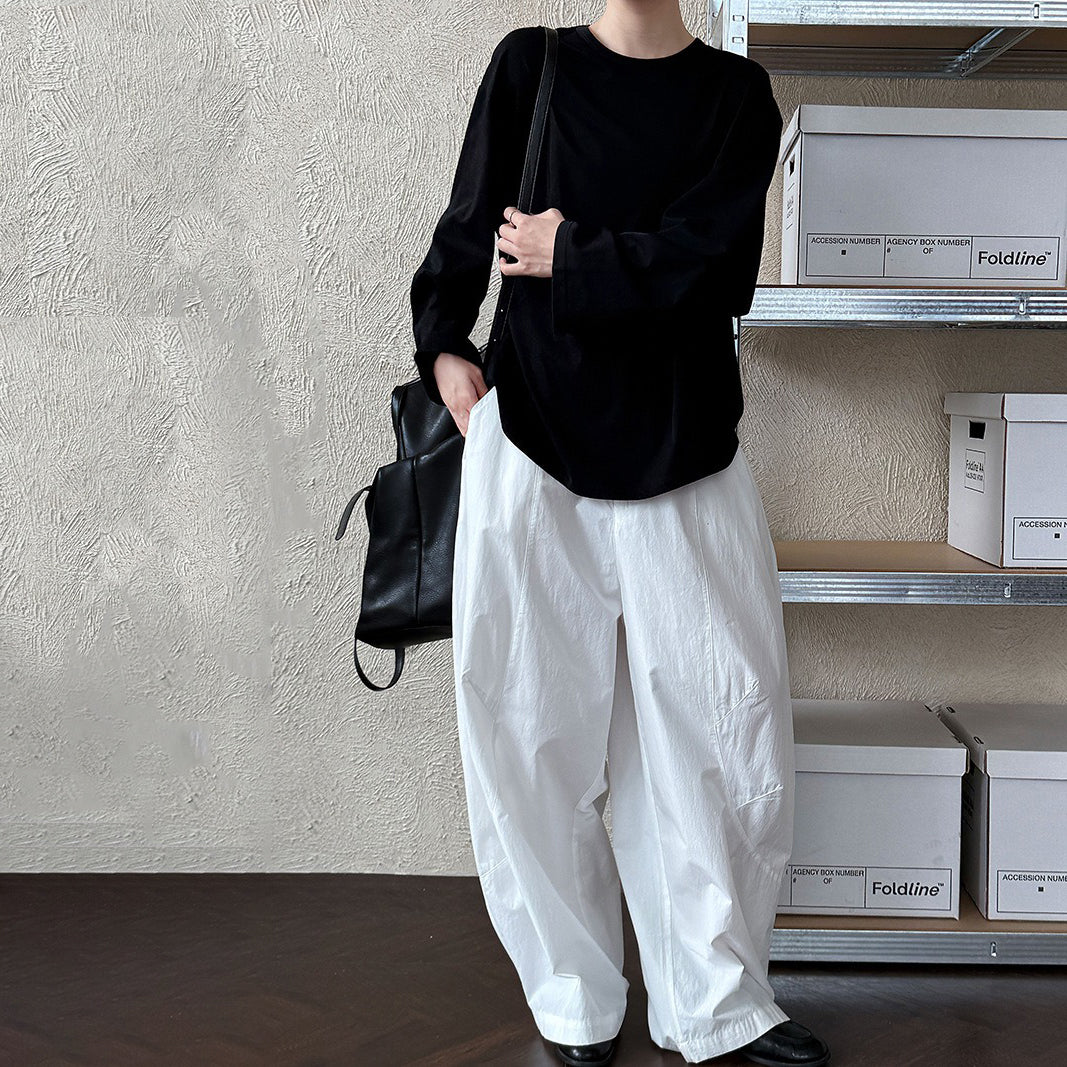 【トップス】秋 韓国風 ブラウス 着回し力抜群 ゆったり シルエットシャツ【SNシリーズ】