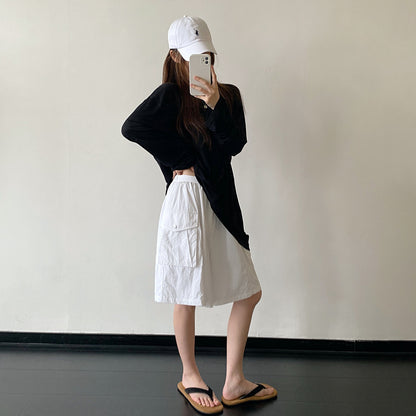 【トップス】リヨセル100％冷感ロンT レディース ゆったり クルーネック 長袖 UV対策 春夏Tシャツ【FCシリーズ】