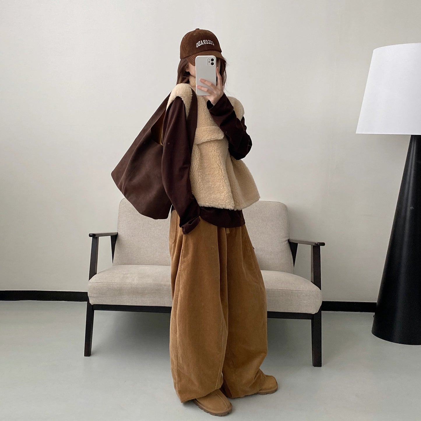 【セットアップ】【単品注文】コーデュロイ ジャケット+ ゆったり カジュアル ワイドパンツ 上下セット 【FCシリーズ】