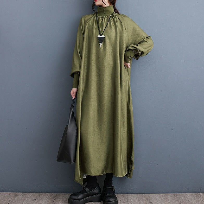 【ワンピース】おしゃれな プリント 韓国風 ミドルロング丈 ワンピース 【SHシリーズ】