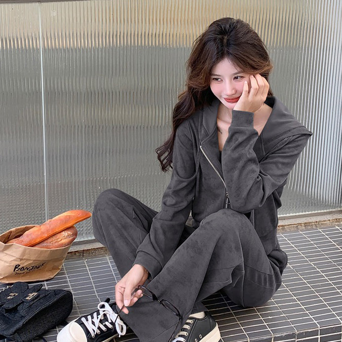 3点セット！【セットアップ】ミラード風コーデ ユニークなタイダイ柄 春秋 カジュアルスポーツOOTD 3点上下セット【JZシリーズ】