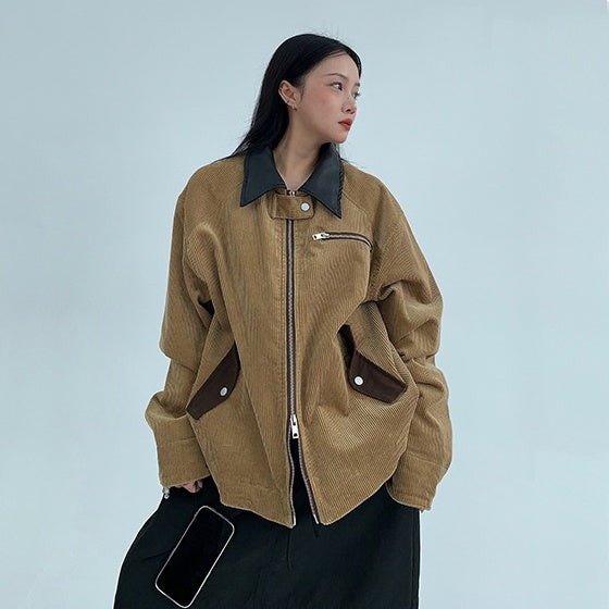 【アウター】春 秋 冬 バーンスタイル コーデュロイ アメリカン ジャケット 【FCシリーズ】