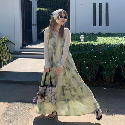 【ワンピース】夏 気質 個性派デザイン オトナ系 ネオチャイナ風 ハイネック ノースリーブワンピース【SHシリーズ】