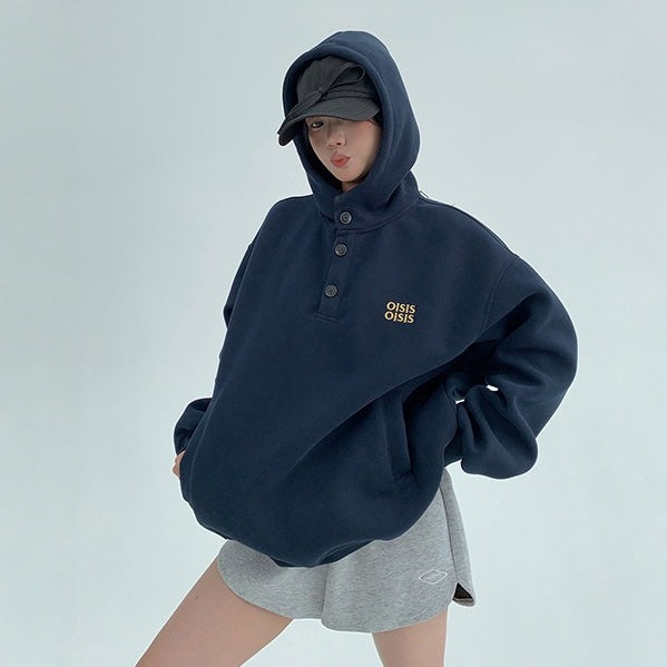 トップス】春 秋 冬 アメリカン フード付き パーカー 【FC