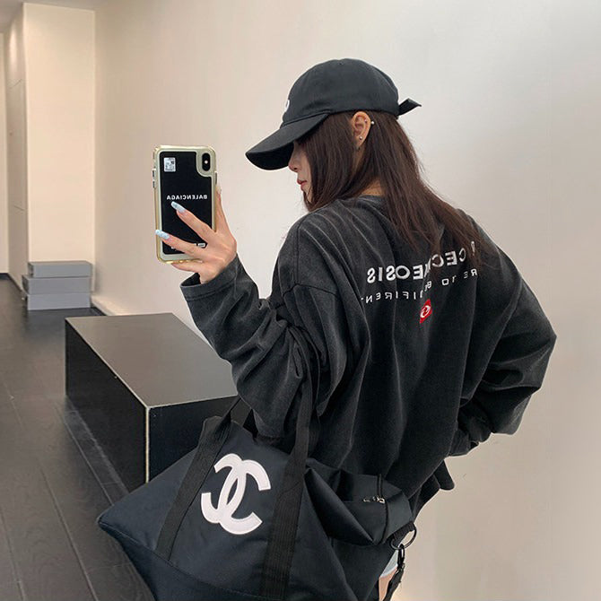 【トップス】ウォッシュ加工刺繍長袖Tシャツ レディース 初秋 ヴィンテージ風 ゆったり こなれ感【FCシリーズ】