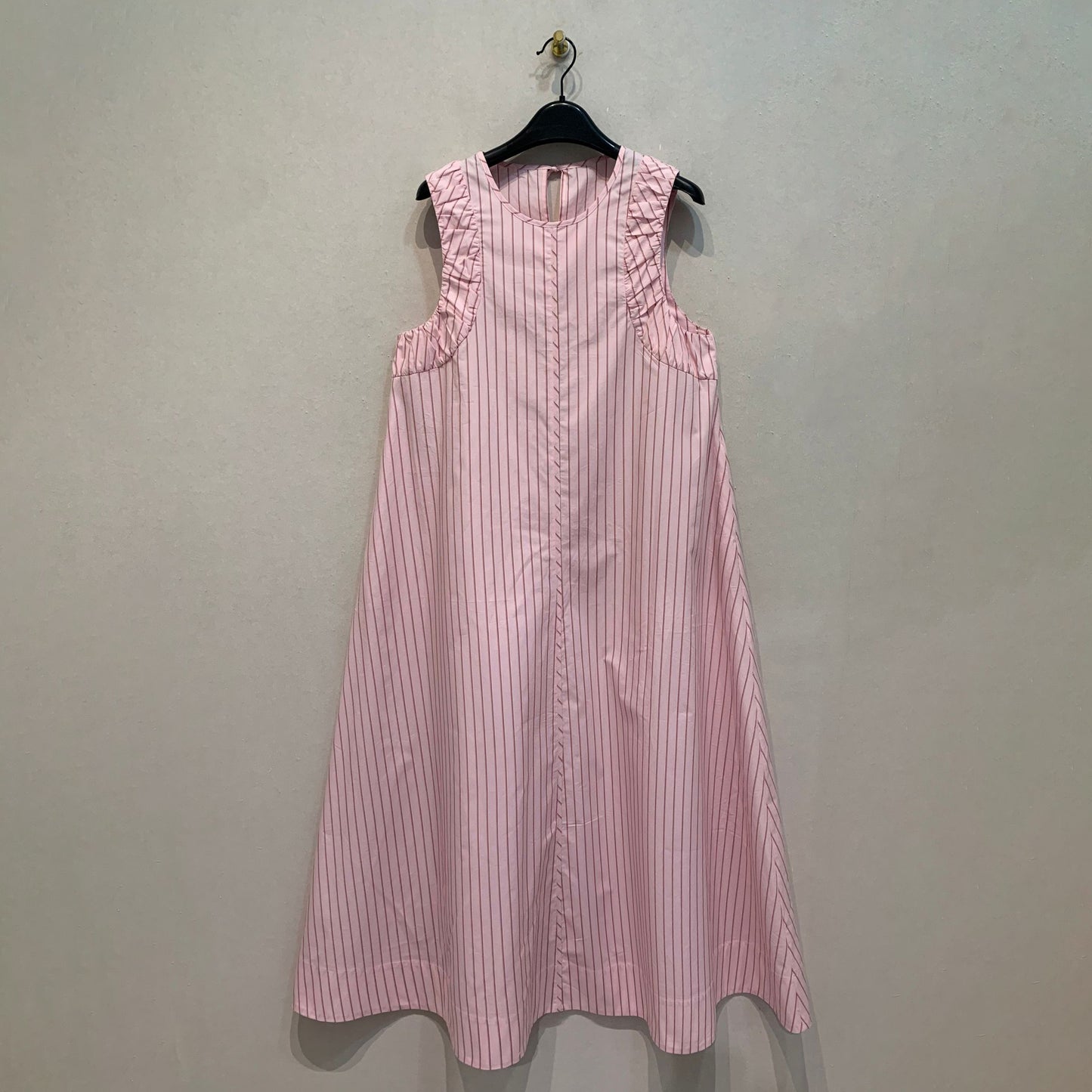 【ワンピース】レトロ風 ノースリーブワンピース レディース 春夏 ゆったり ロング丈 ナチュラル デザイン【JZシリーズ】