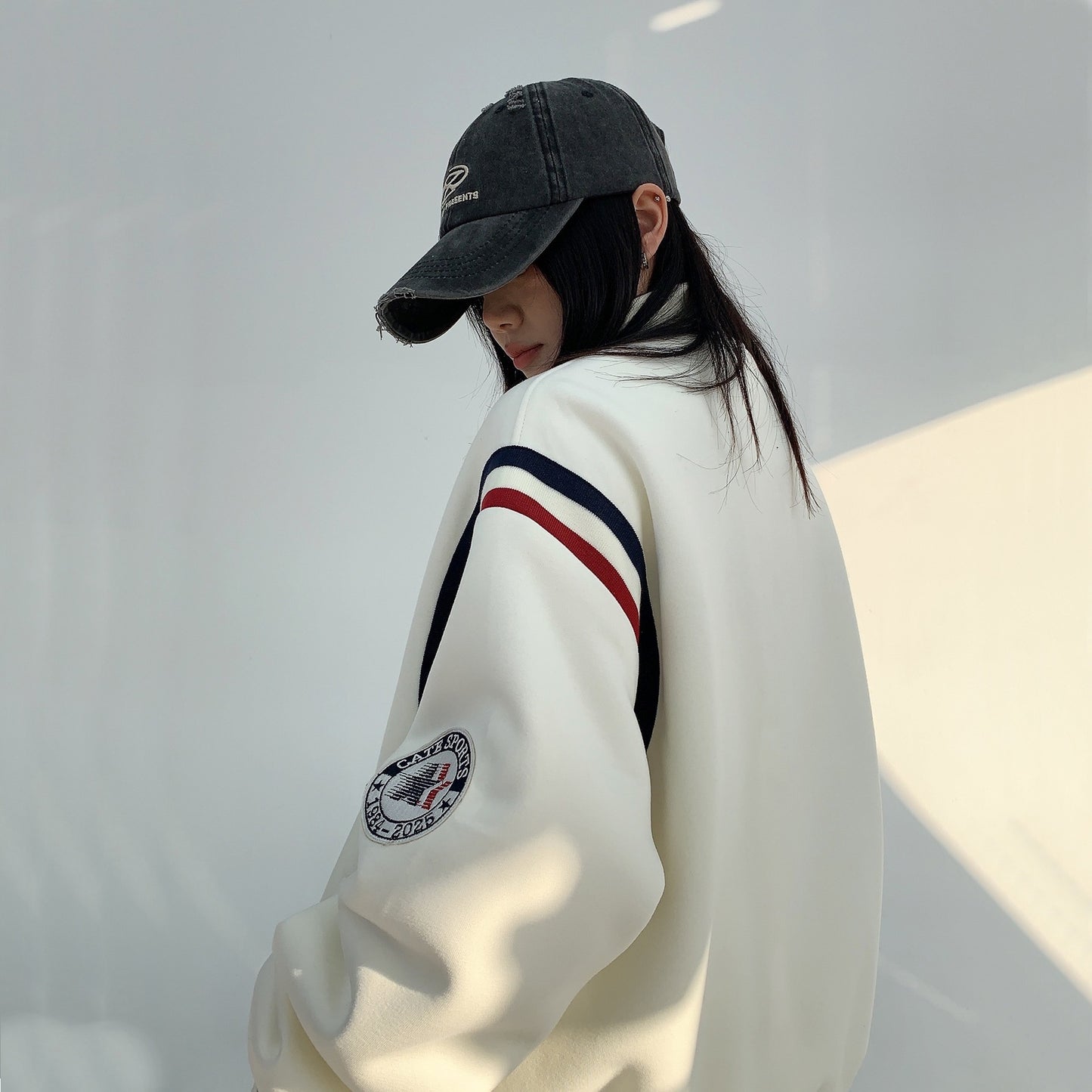 【10～20日内発送】【アウター】切り替え 刺繍 春秋 ジャケット 【FCシリーズ】