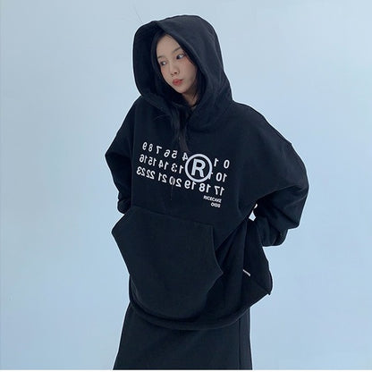 【アウター】春 秋 冬 厚手 オーバーシルエットハーフジップ フード付き パーカー ジャケット 【FCシリーズ】