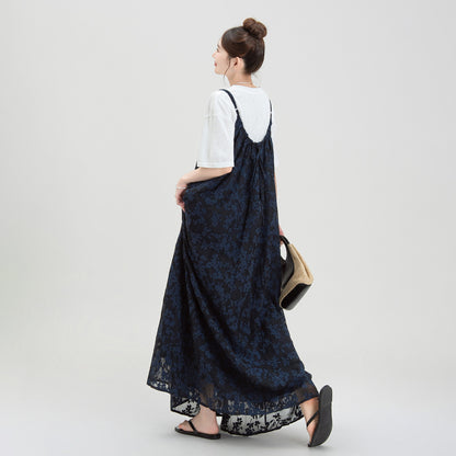 【ワンピース】フレンチ風 ブルー花柄 レディース 夏新作 Vネック Aライン ロング丈 体型カバー ゆったり リゾート 海 ビーチ 旅行 人気 トレンド 夏 ノースリーブワンピース
【SHシリーズ】