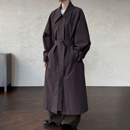 【アウター】春 秋 冬 ベルト付き スリム見え テーラードカラー トレンチコート 【JZシリーズ】