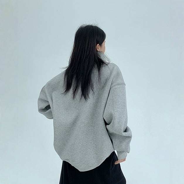 【トップス】裏起毛 ハイネック 春 秋 冬 スウェット パーカー 【FCシリーズ】