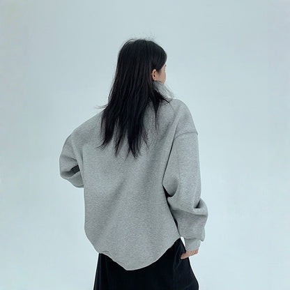 【トップス】裏起毛 ハイネック 春 秋 冬 スウェット パーカー 【FCシリーズ】