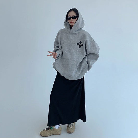 【トップス】春秋冬 アメカジ ヴィンテージ 刺繍ワッペン パーカー 裏起毛 スウェット【FCシリーズ】