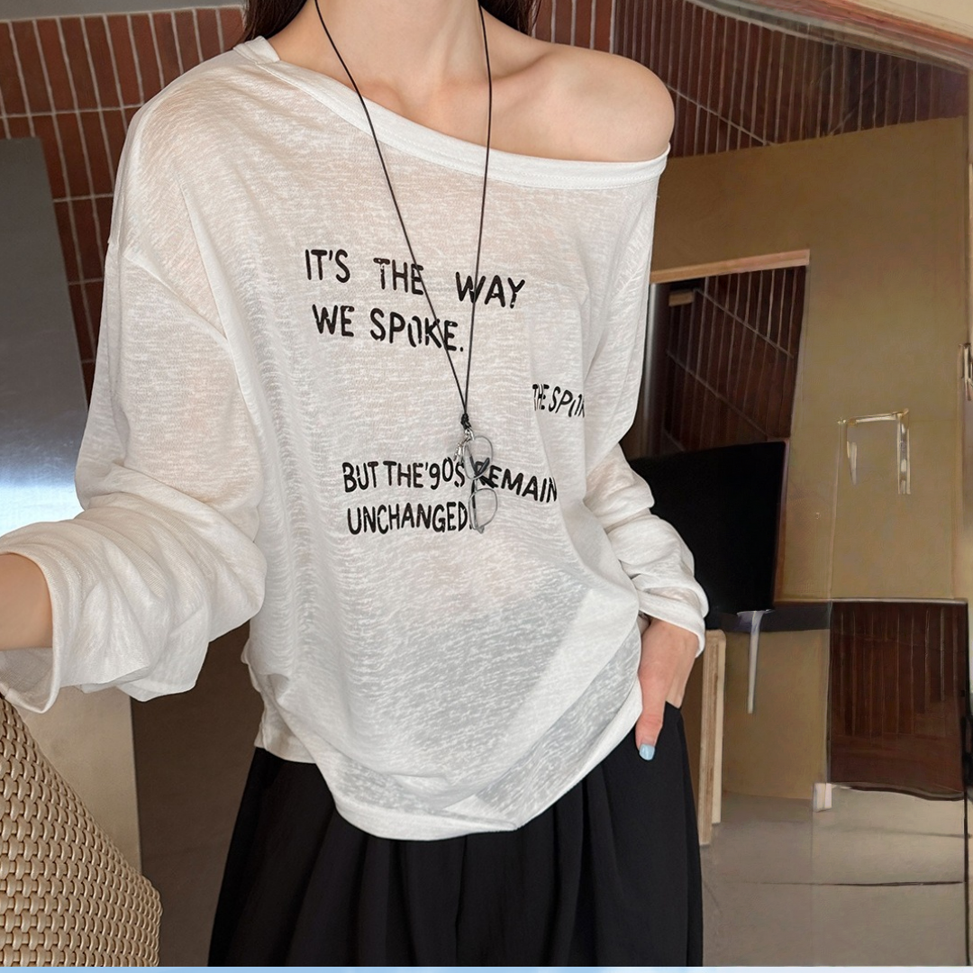 【トップス】ルーズスタイル ロゴTシャツ UVカットカーディガン Ｔシャツ 【JZシリーズ】