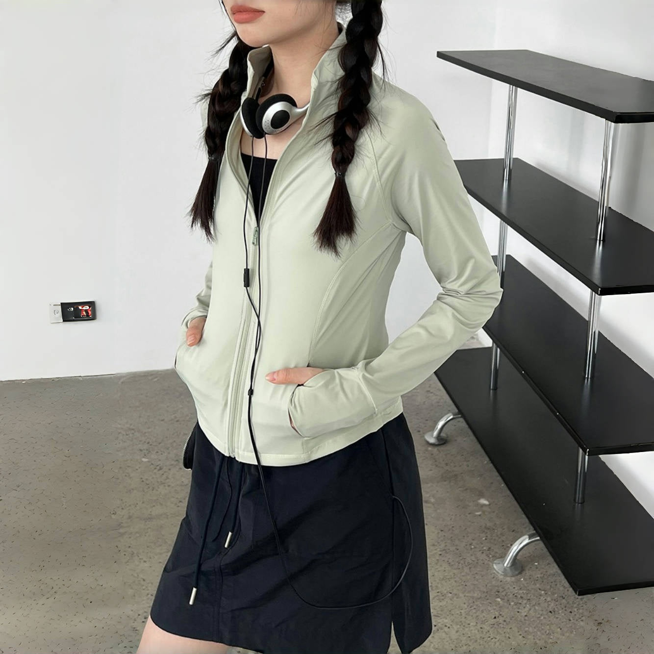 【アウター】夏 日焼け止め UPF50+ ウエストマーク ジャケット 【SNシリーズ】