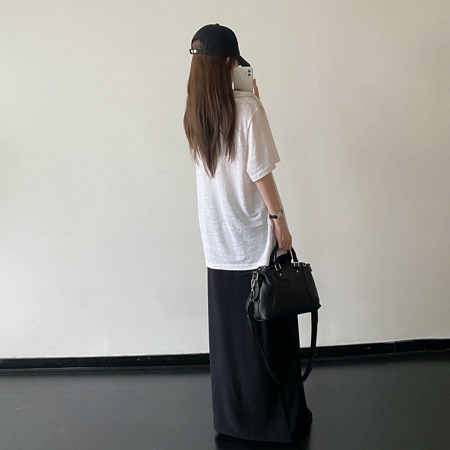 【トップス】リネンTシャツ レディース Vネック 半袖 ゆったり 体型カバー 涼しい 通気性 ワイドシルエット 夏【FCシリーズ】
