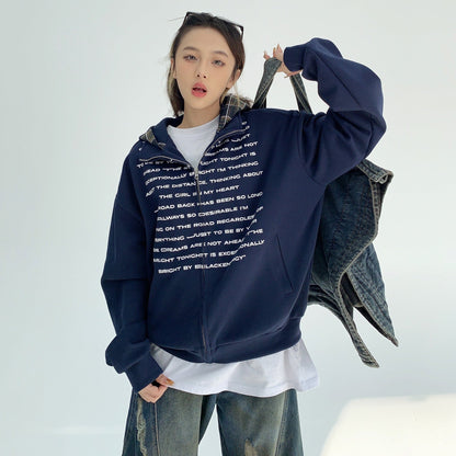 [外套] 春秋印花短連帽外套 [FC系列]