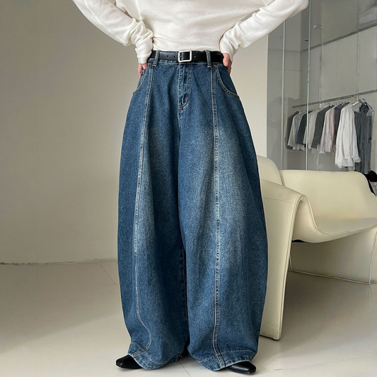 【ボトムス】春 秋 冬 初秋新作 ウォッシュ加工 ハイストリート ロング パンツ 【JZシリーズ】