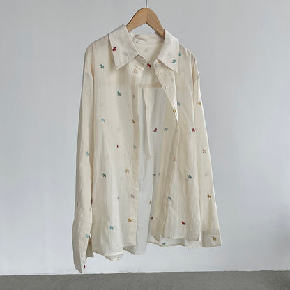 【トップス】カラフル おしゃれカジュアル UV対策トップス シャツ 【JZシリーズ】