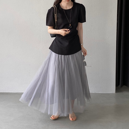 【ボトムス】チュールスカート レディース 夏 アプリコット ハイウエスト ミモレ丈 Aライン 多層チュール フレア フェミニン 上品 人気
【JZシリーズ】