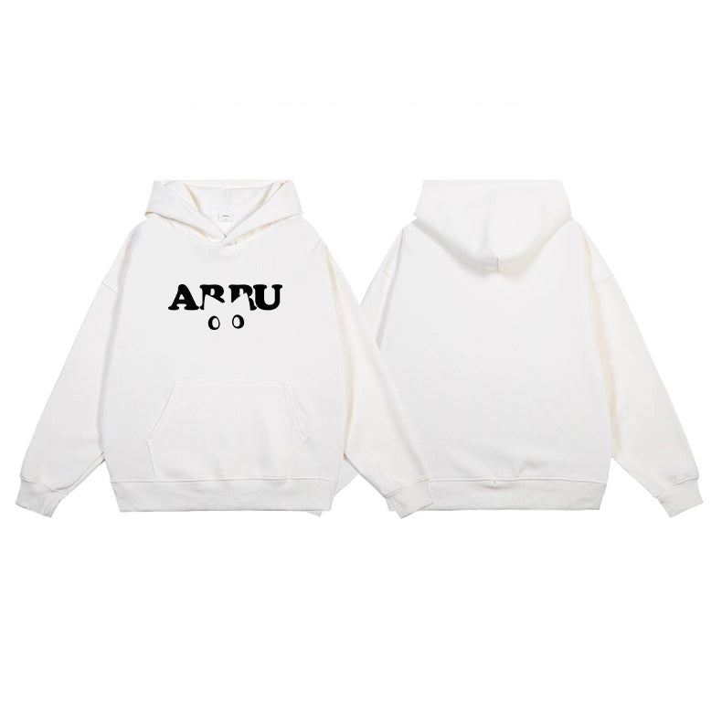 全7色【トップス】👀猫プリント キャットアイ パーカー 秋冬 ユニセックス ペア着用OK ストリート【FCシリーズ】