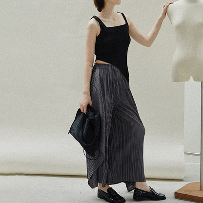 【バッグ】プリーツワンショルダーバッグ 無地 カジュアル 通勤 おすすめ