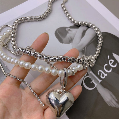 【🎁 B2G1｜先行スタート！】【グッズ】インスタ風 クール系 ネックレス レディース 二連ネックレス 重ね付け風 チョーカー アクセサリー