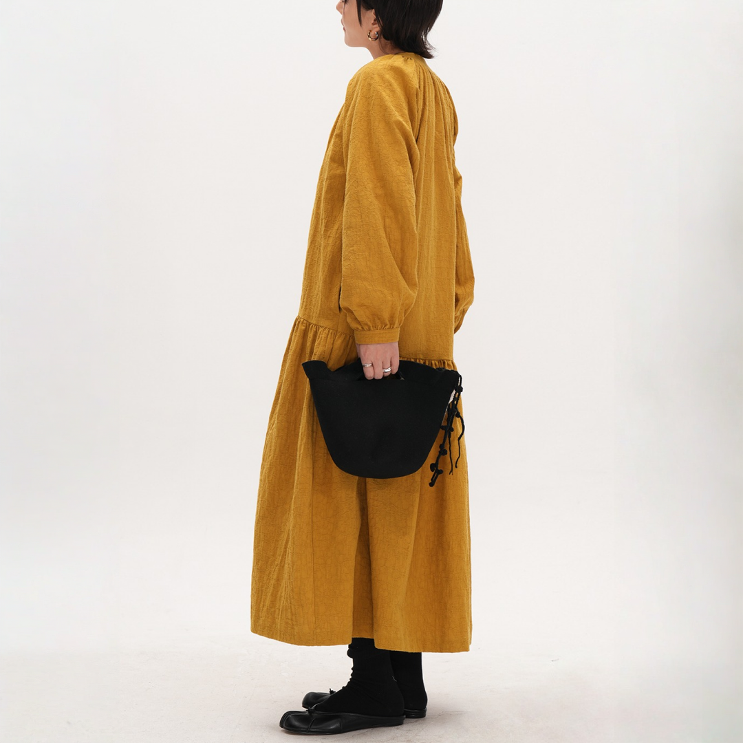 【ワンピース】【15～20日内発送】春 秋 冬  ゆったり 細見え 着回し抜群 ワンピース 【JZシリーズ】