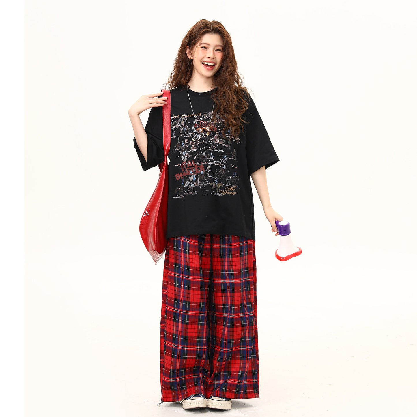【トップス】アメリカンレトロ グラフィティTシャツ レディース 半袖 ゆったり 夏 ペアルック【FCシリーズ】