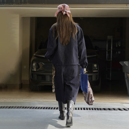 【アウター】初秋新作 ヴィンテージ感漂う原色デニムジャケット おしゃれな日系カジュアルアウター【JZシリーズ】