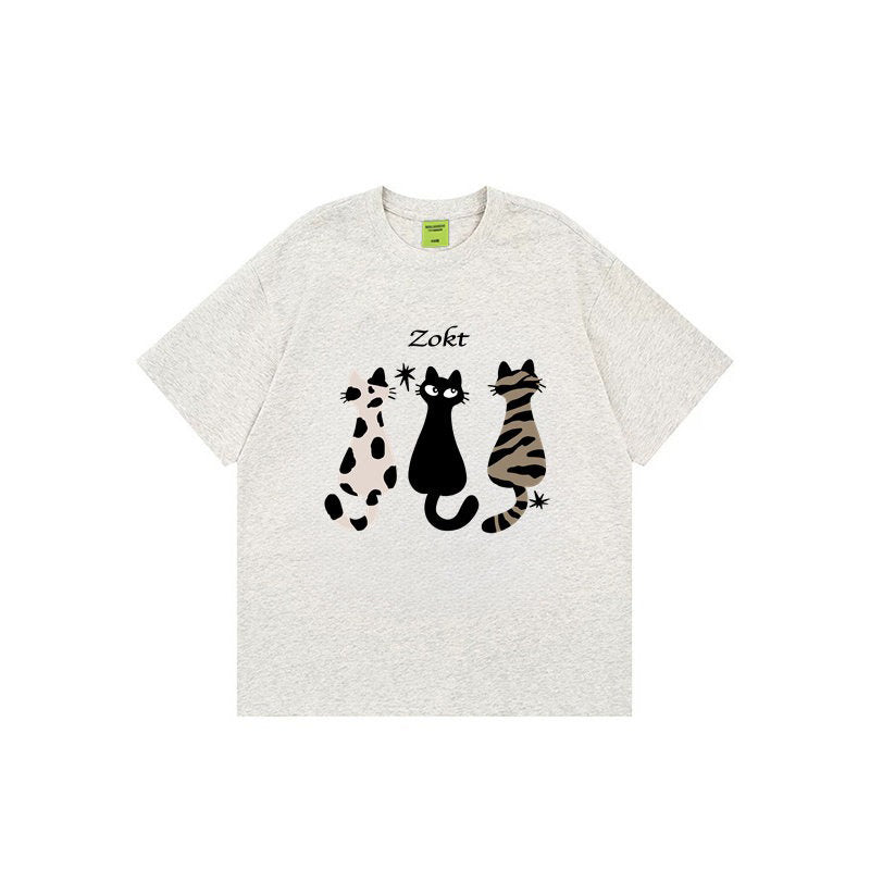 【トップス】人気急上昇 ヘビーウェイト 半袖Tシャツ レディース 夏トレンド アメリカンレトロ デザインカットソー【FCシリーズ】