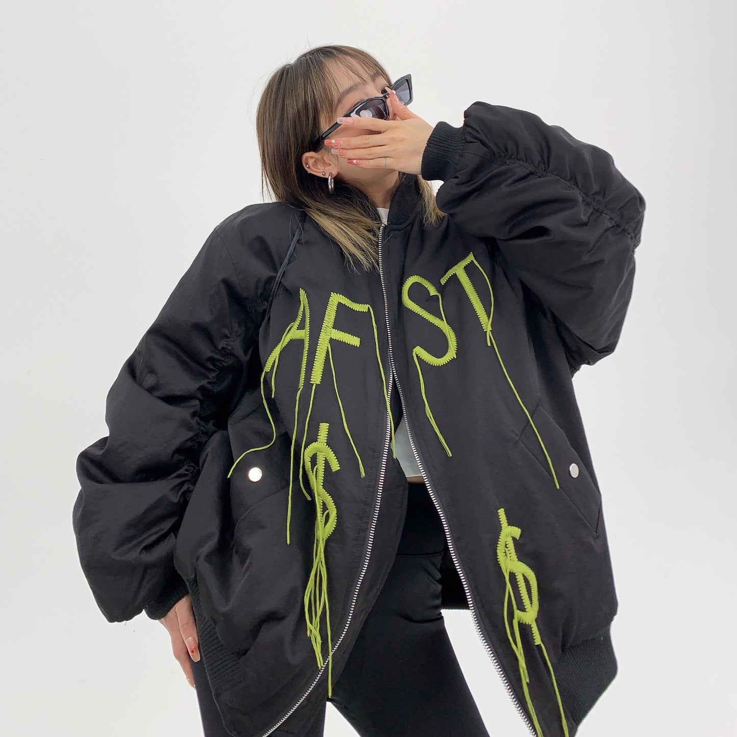 【24AW】【15～20日内発送】【アウター】レトロ ゆるリラックス 男女兼用 厚手 綿入れコート 【FCシリーズ】