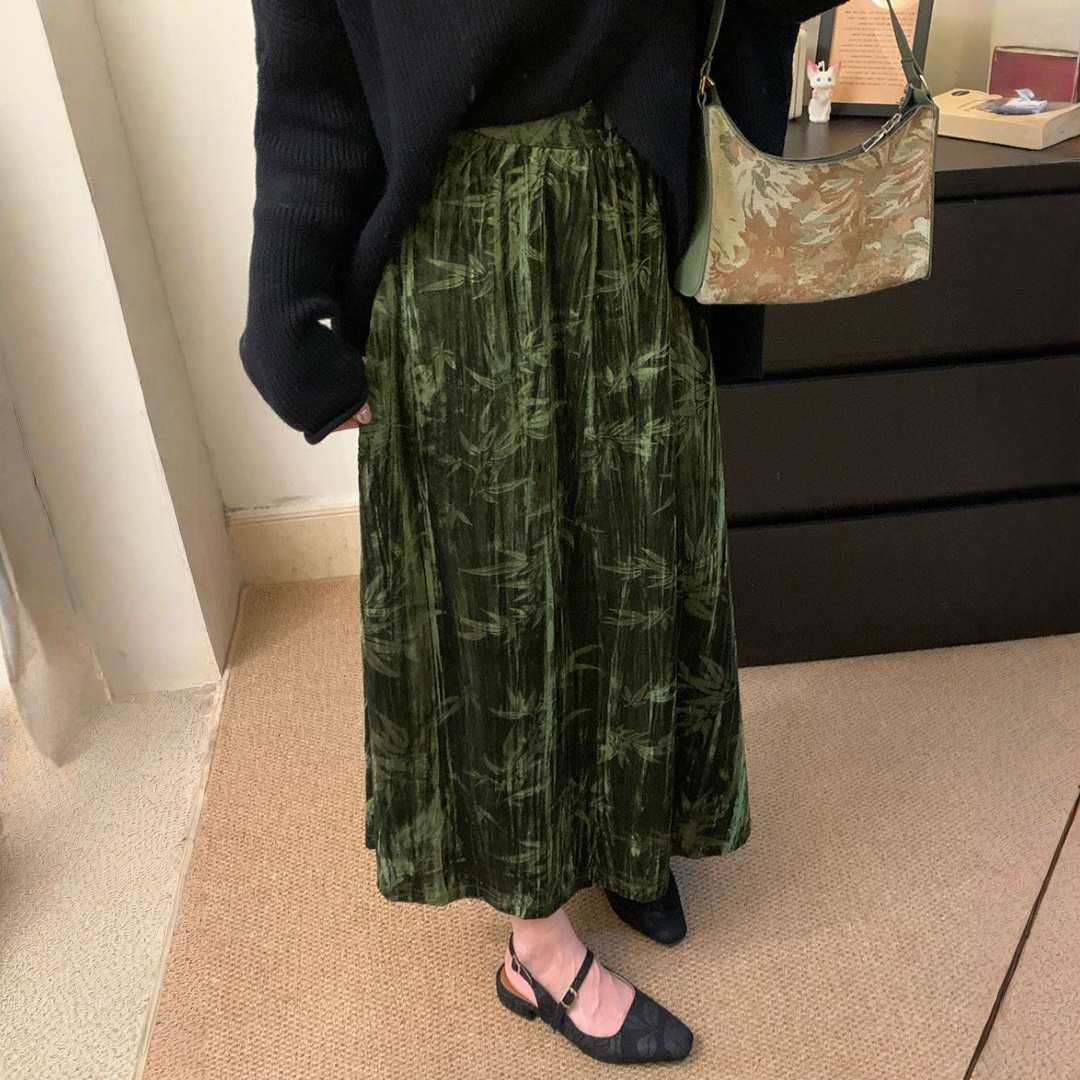 【セットアップ】フレンチ クールな セーター + スカート 2点上下セット【JZシリーズ】