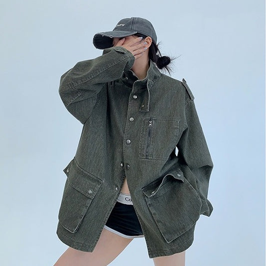 【アウター】春 秋 冬 バーンスタイル ヴィンテージ加工 ワーク ジャケット 【FCシリーズ】