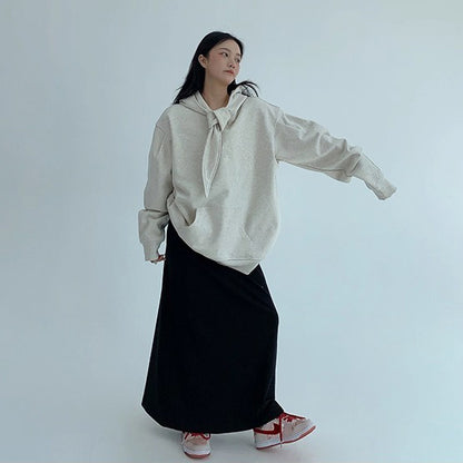 【トップス】✨ヴィンテージ刺繍＆リボンデザイン裏起毛フーディ レディース 秋冬新作【FCシリーズ】