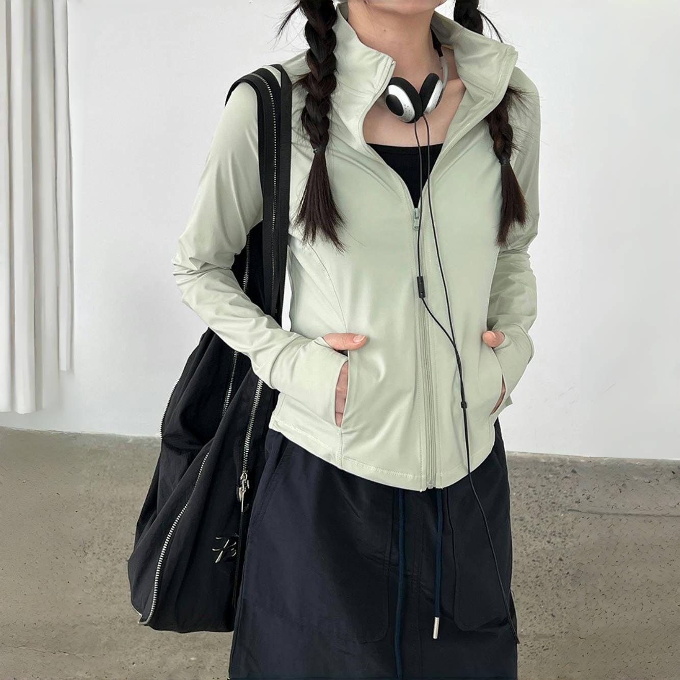 【アウター】夏 日焼け止め UPF50+ ウエストマーク ジャケット 【SNシリーズ】