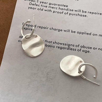 【🎁 B2G1｜先行スタート！】【グッズ】韓国風 デザイン感 プリーツ風 シンプルお洒落  ピアス