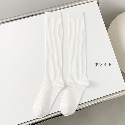 【グッズ】春夏秋冬 合わせやすい しま模様 ハイソックス