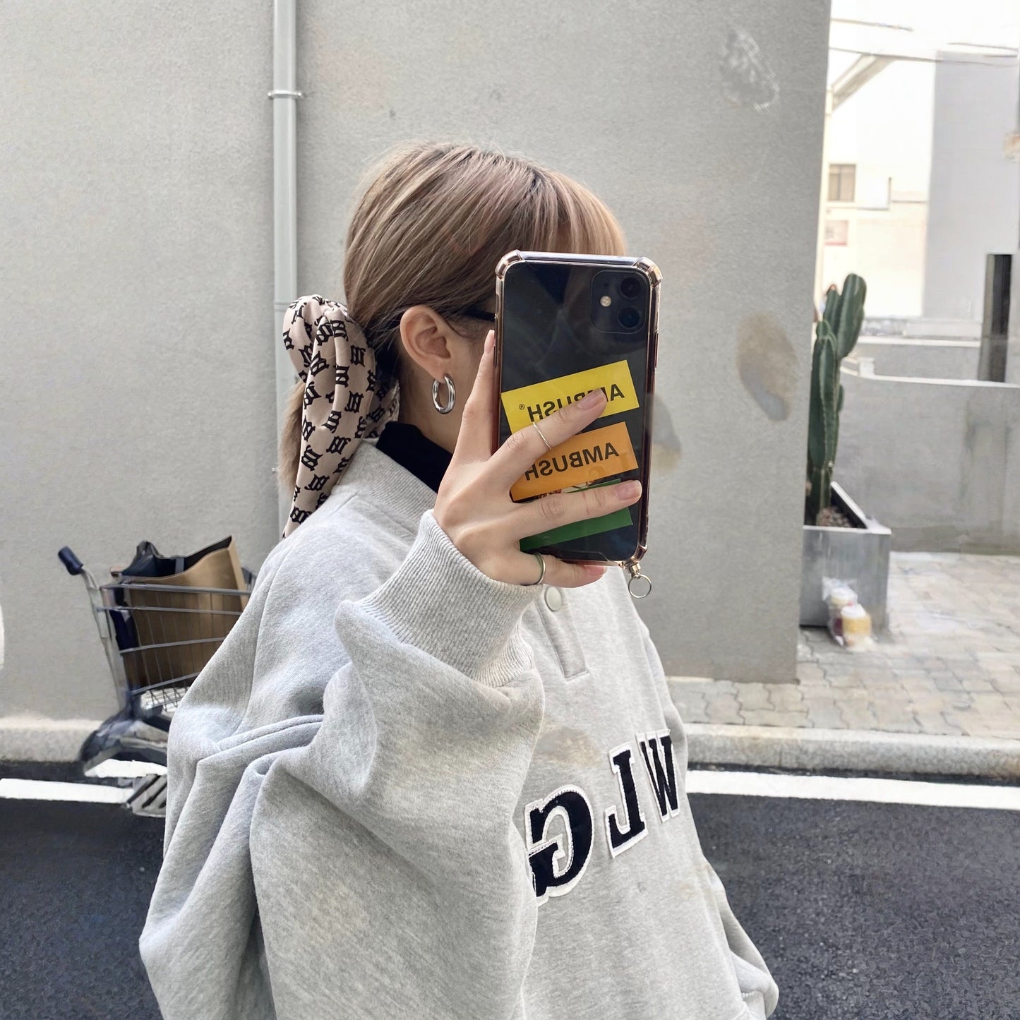 【トップス】刺繍 裏起毛 春 秋 冬 BF風 プルオーバー パーカー 【FCシリーズ】