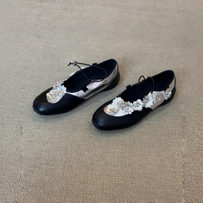 【シューズ】バレエ風 メリージェーン パンプス 【JZシリーズ】