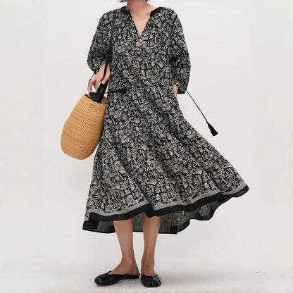 【ワンピース】夏 刺繍 花柄 半袖 ワンピース【SHシリーズ】