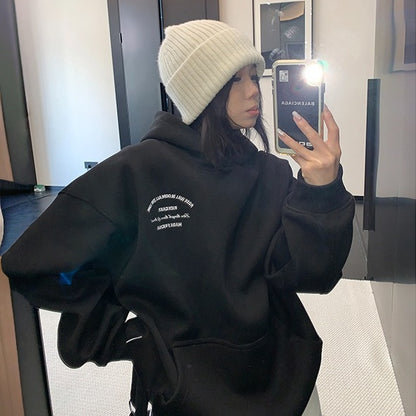 【トップス】裏起毛 プリント 春 秋 冬 フード付き パーカー 【FCシリーズ】