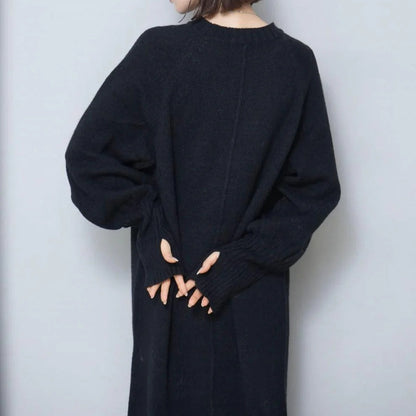 【24AW】【ワンピース】ゆるリラックス ニット 長袖 ワンピース