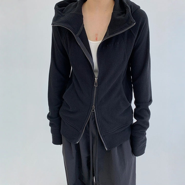 【アウター】春 秋 薄手 スリム フード付き  ジャケット 【FCシリーズ】