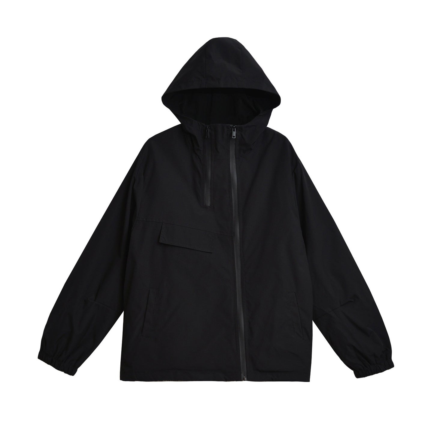 【アウター】アーバンアウトドア風 ブラック 山系 塩系 ゆったり 機能性 フード付き 春秋新作 ジャケット レディース【FCシリーズ】