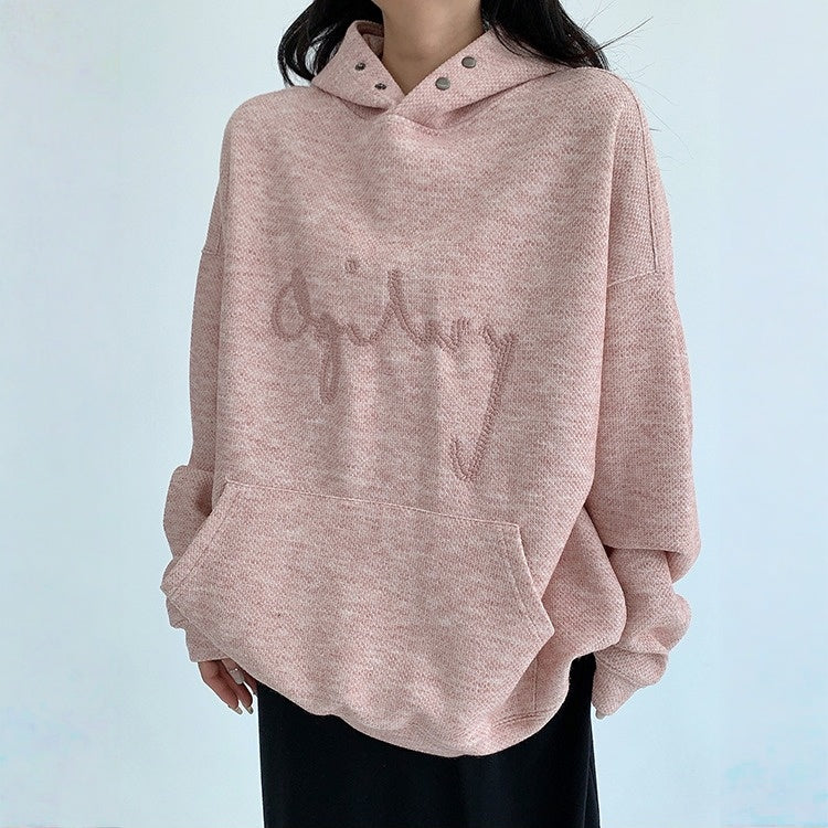 【トップス】春 秋 冬 カスタム素材 刺繍入り フード付き  パーカー 【FCシリーズ】