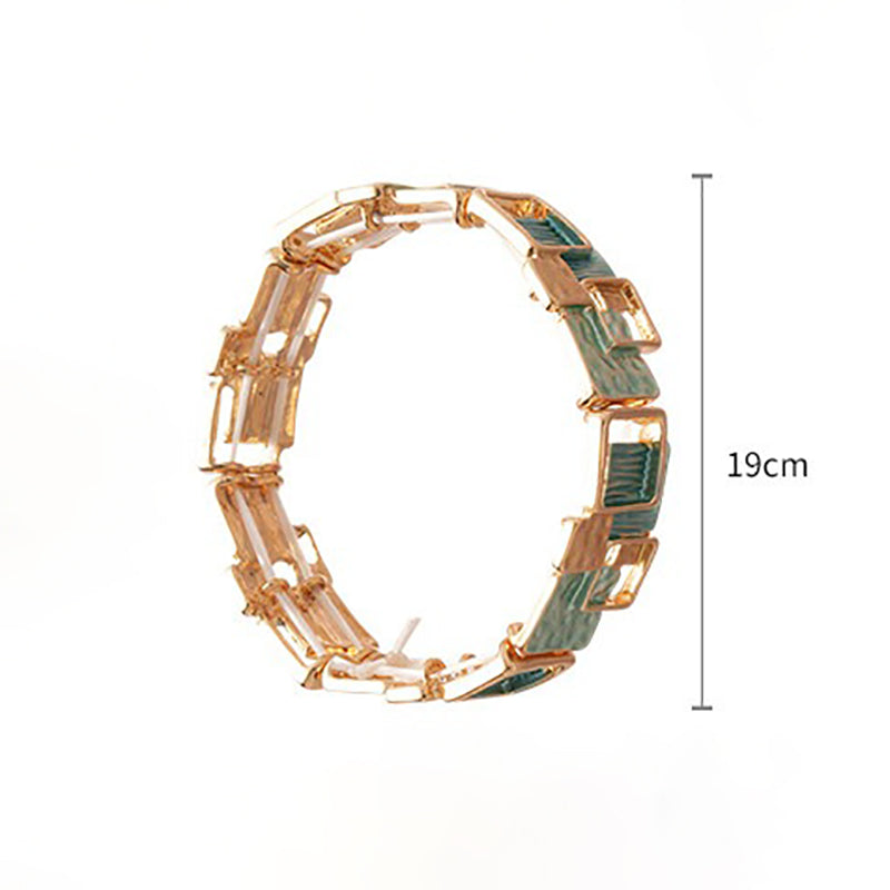 【グッズ】✨高見えゴールドブレスレット シンプルなのに一気に垢抜け 伸縮ゴム入り