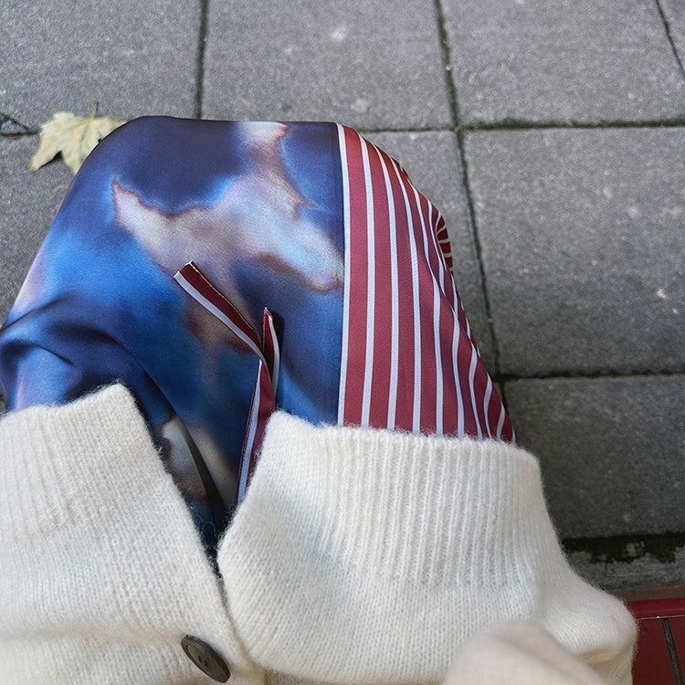 【ボトムス】春 秋 夏 冬 切り替え 花柄 スカート 【SHシリーズ】