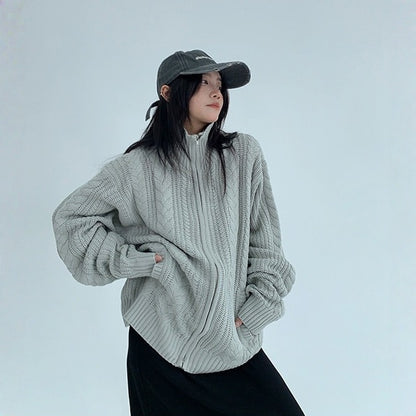 【トップス】レトロ 抜け感 個性的 ニット 【FCシリーズ】